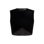 David Koma V Shape Cutout Crop Top