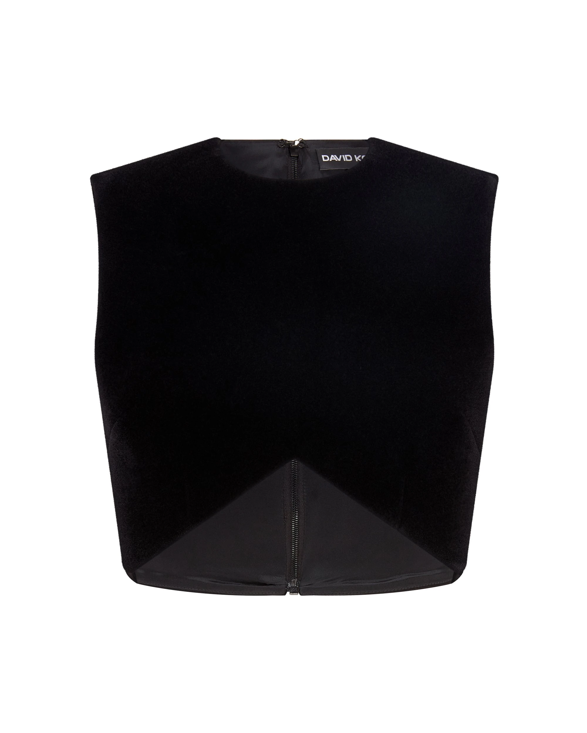 David Koma V Shape Cutout Crop Top David Koma V Shape Cutout Crop Top
