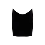 David Koma V Shape Waist Detail Mini Skirt