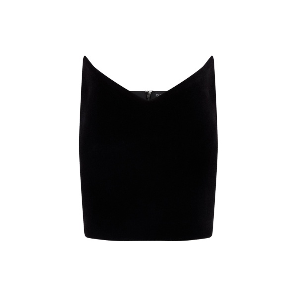 David Koma V Shape Waist Detail Mini Skirt