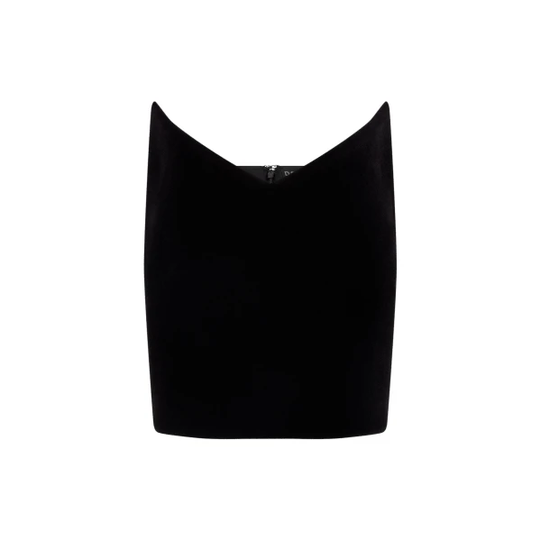 David Koma V Shape Waist Detail Mini Skirt