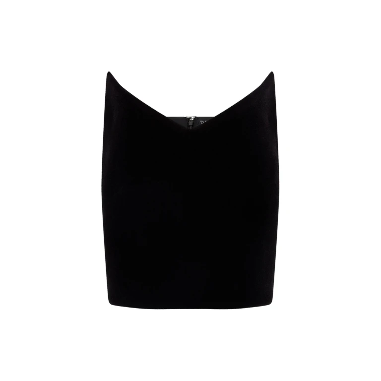 David Koma V Shape Waist Detail Mini Skirt