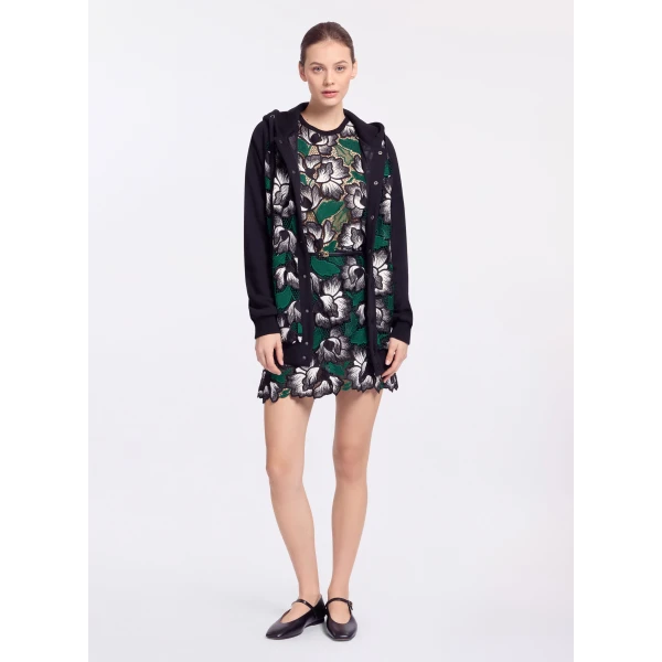Elie Saab Macramé I-Shirt in Multicolour featuring  – Luxury Designer Fashion at Luxury Shoes .