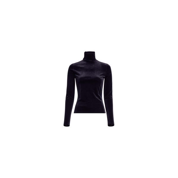 Elie Saab Velvet Top in Black featuring High Neck – Luxury Designer Fashion at Luxury Shoes .