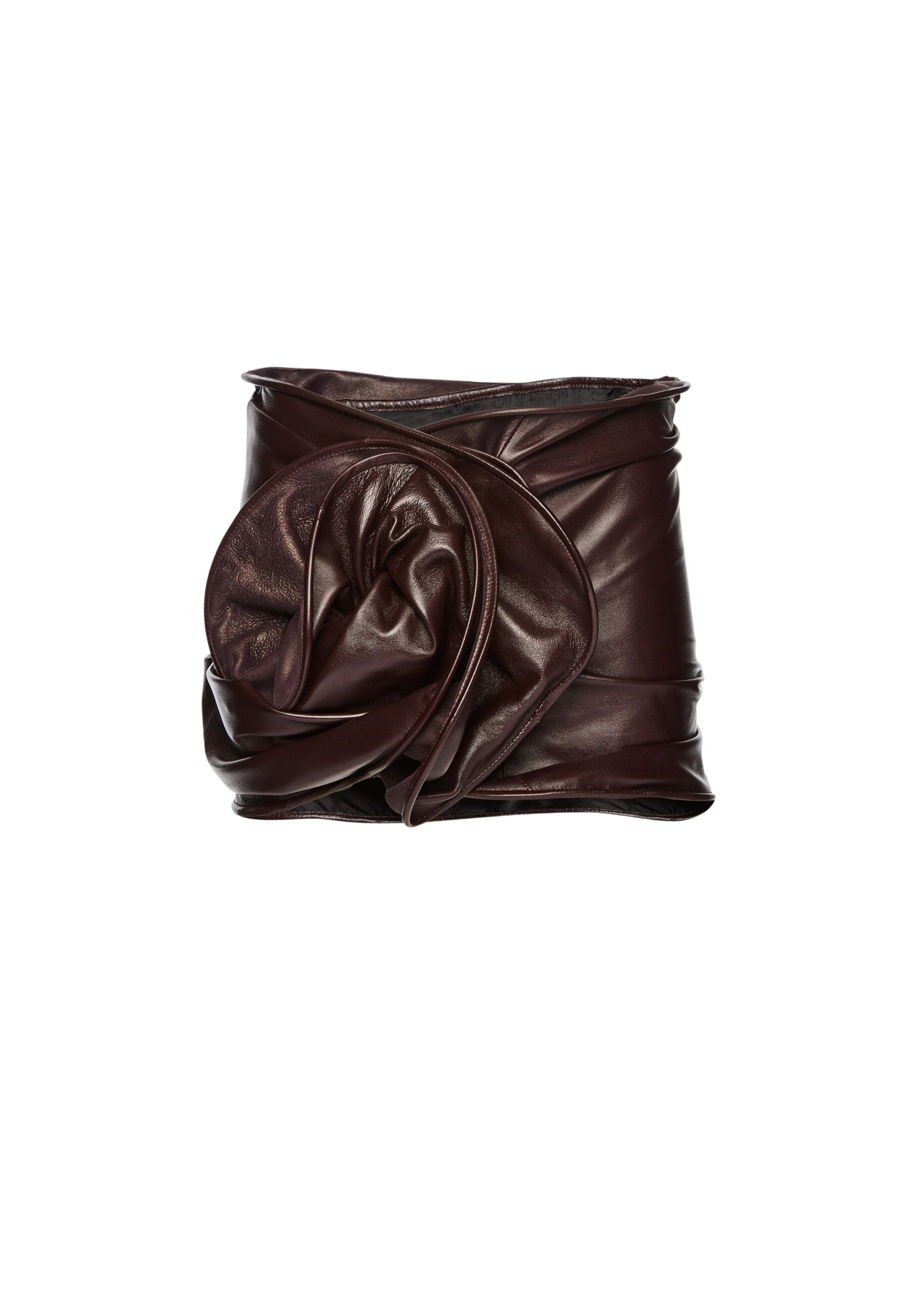 Magda-Butrym-Draped-Leather-Mini-Skirt-In-Burgundy-scaled82598_nobg Magda Butrym Skirts luxury Clothing from Luxury Handbags Marketplace