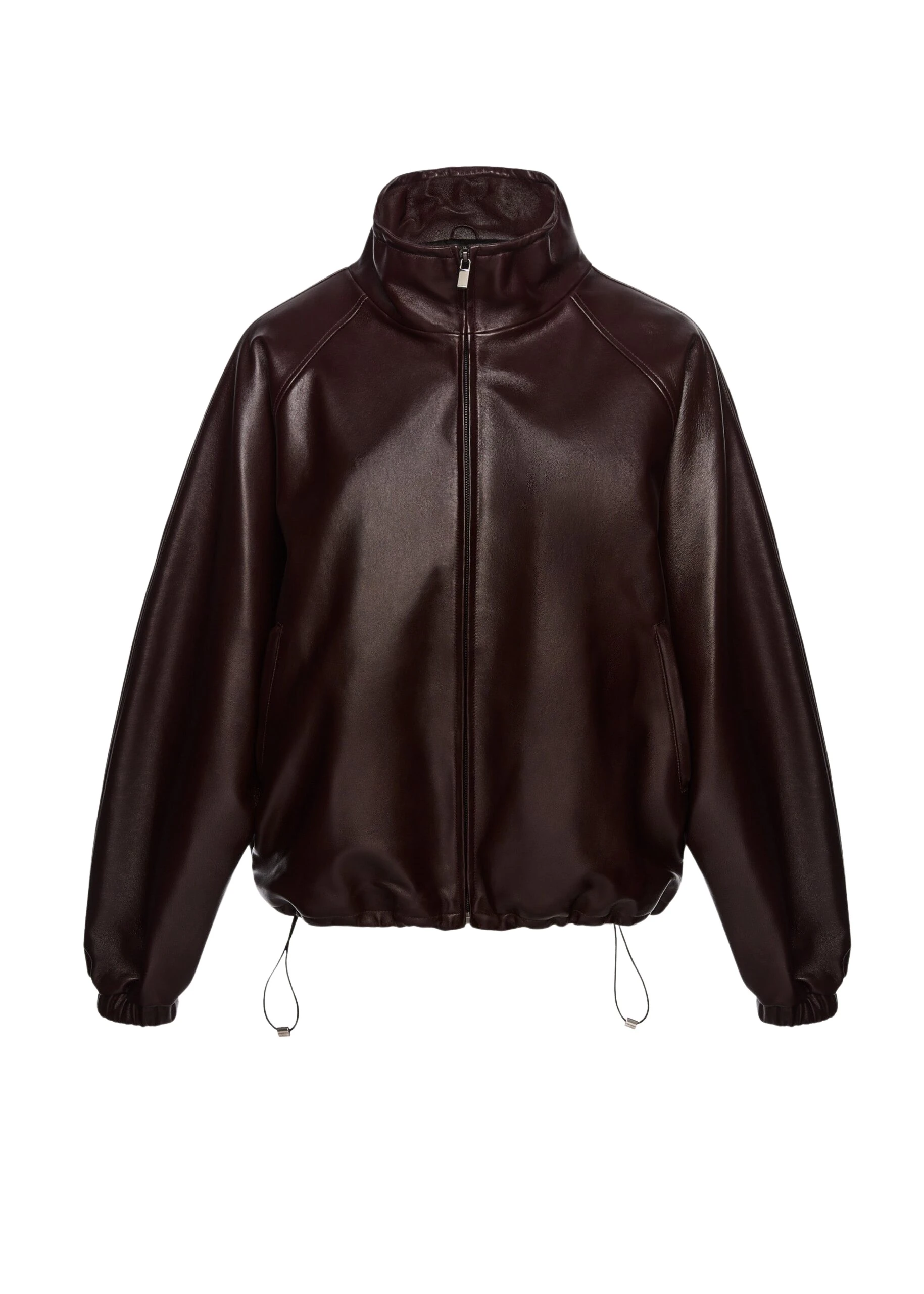 Magda-Butrym-Elasticized-Leather-Bomber-Jacket-In-Burgundy-scaled29171_nobg Magda Butrym Jackets luxury Clothing from Luxury Handbags Marketplace