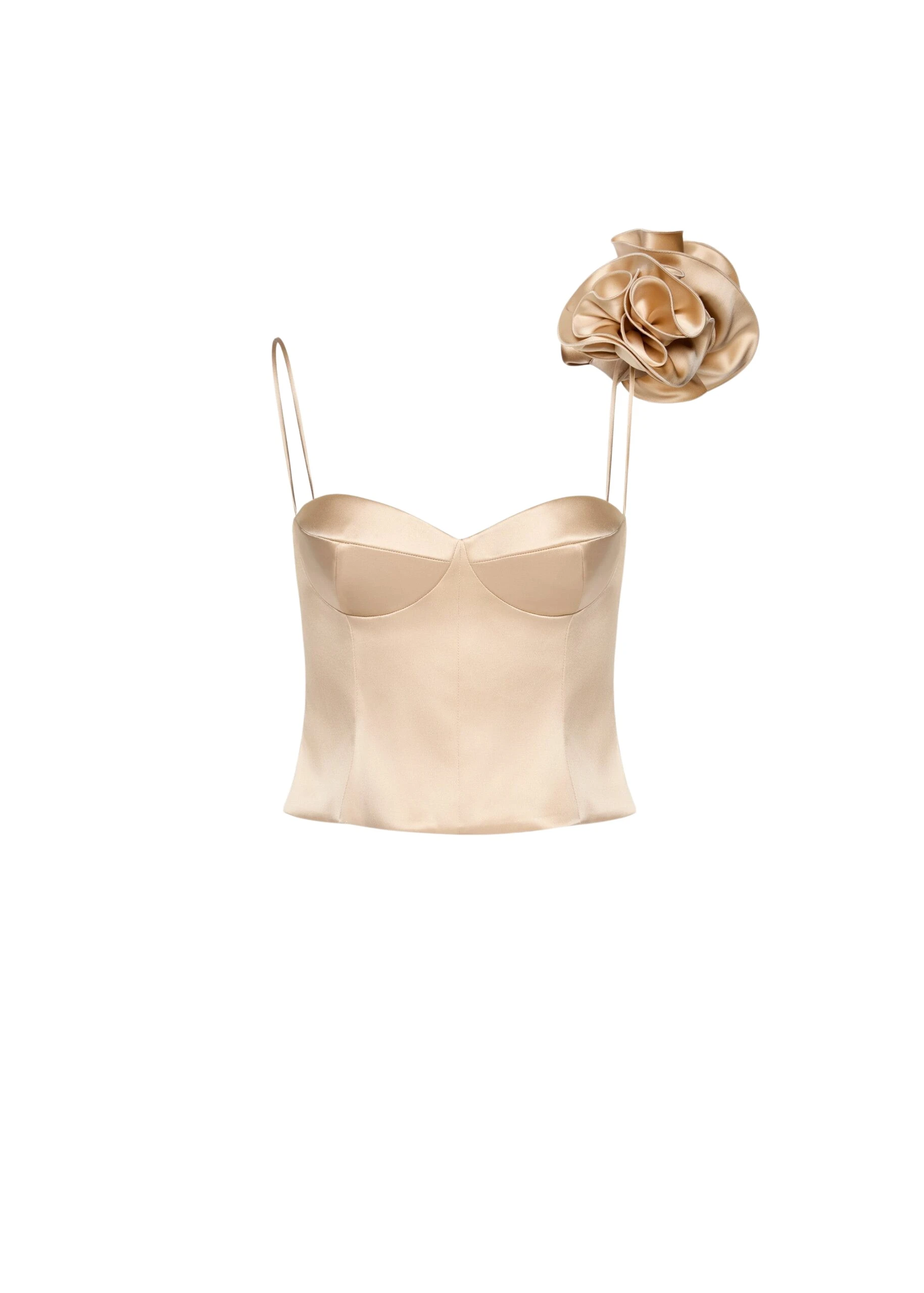 Magda-Butrym-Flower-Applique-Silk-Tank-In-Beige-scaled24418_nobg Magda Butrym Tops luxury Clothing from Luxury Handbags Marketplace