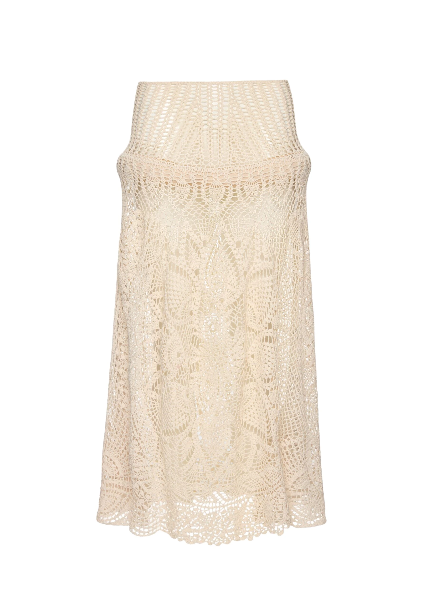 Magda-Butrym-Lace-Crochet-Drop-Waist-Skirt-In-Cream-scaled71893_nobg Magda Butrym Skirts luxury Clothing from Luxury Handbags Marketplace