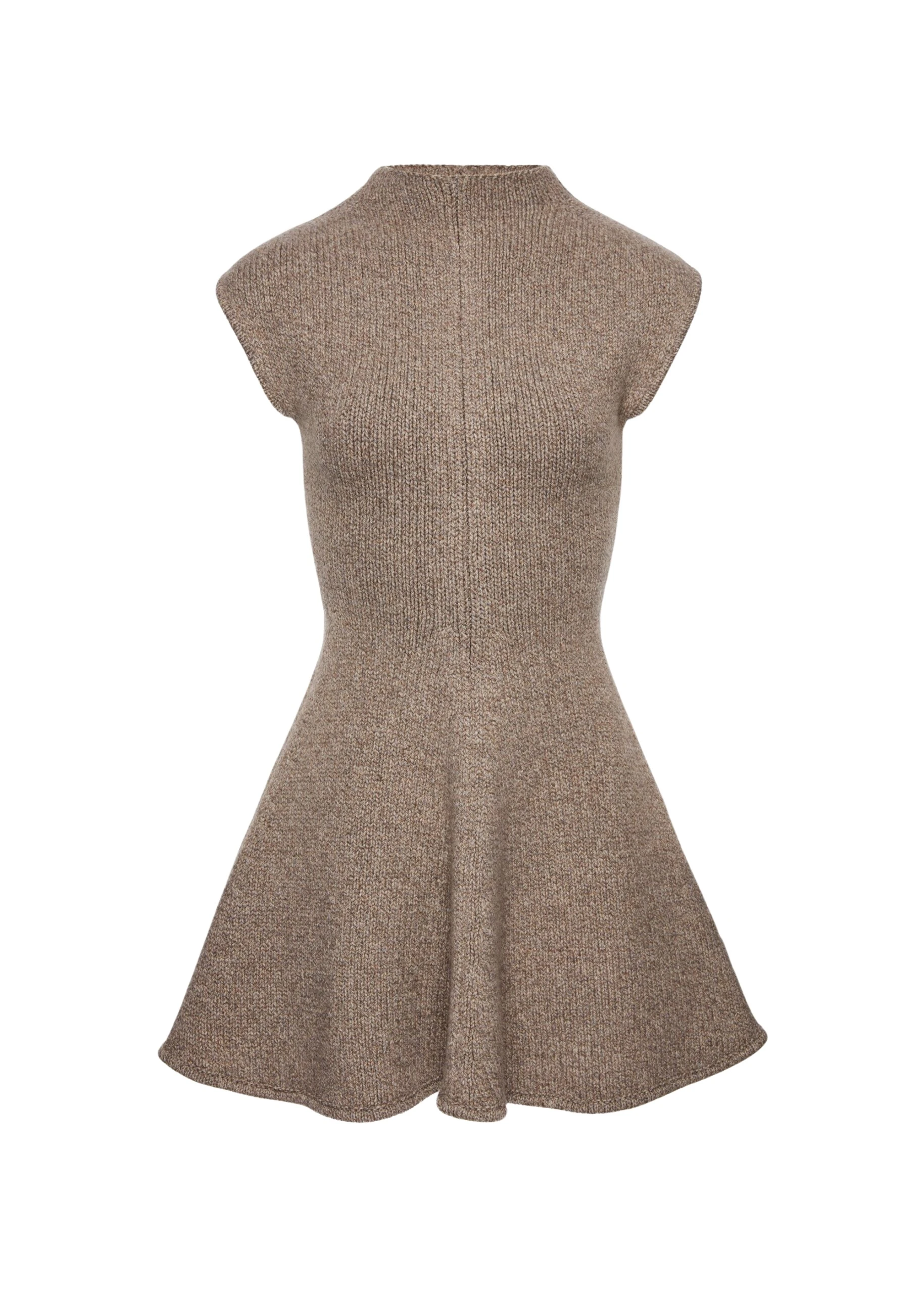 Magda-Butrym-Marled-Knit-Skater-Dress-In-Beige-scaled13851_nobg Magda Butrym Dresses luxury Clothing from Luxury Handbags Marketplace