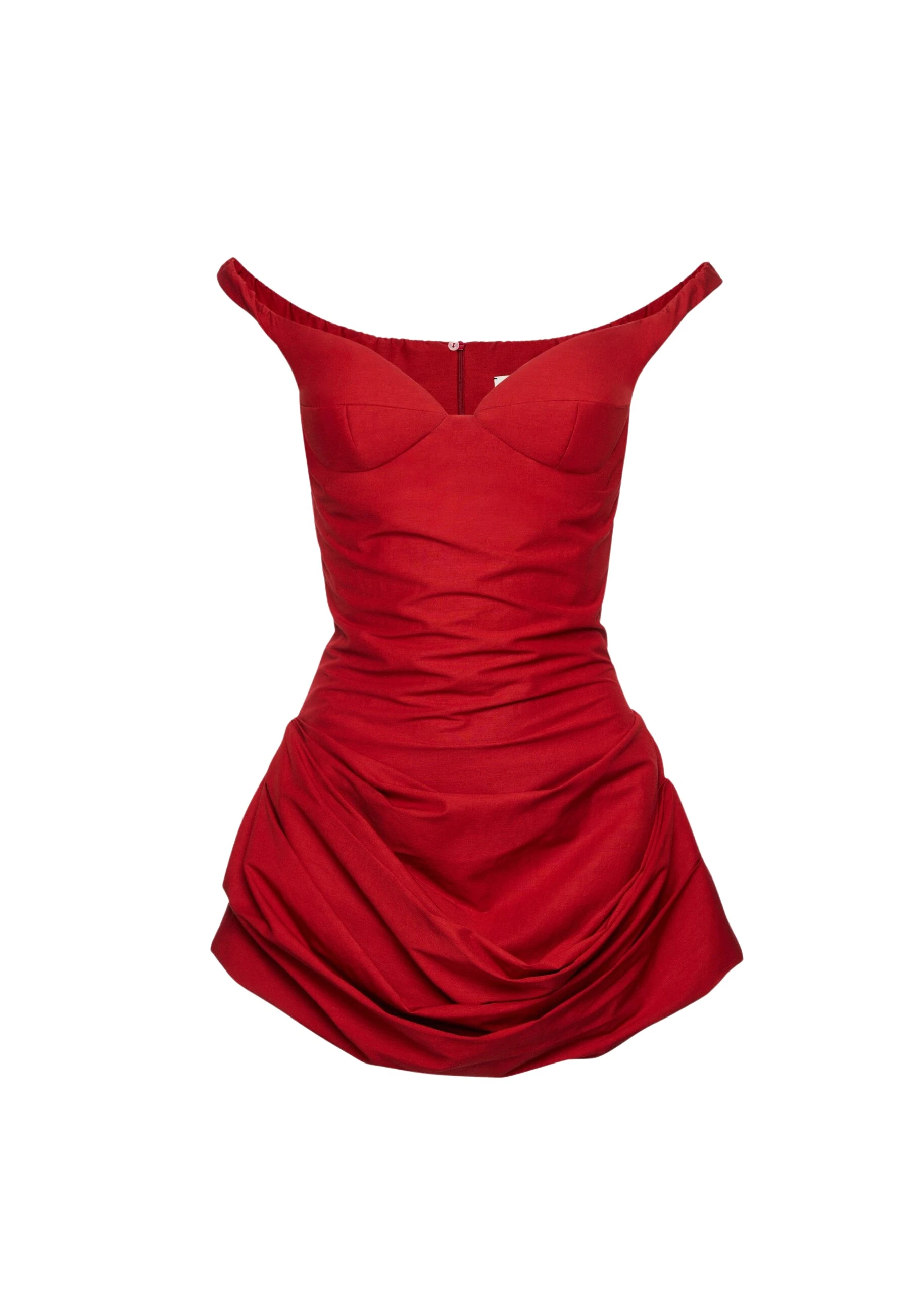 Magda-Butrym-Off-Shoulder-Bustier-Dress-In-Red-scaled65676_nobg Magda Butrym Dresses luxury Clothing from Luxury Handbags Marketplace