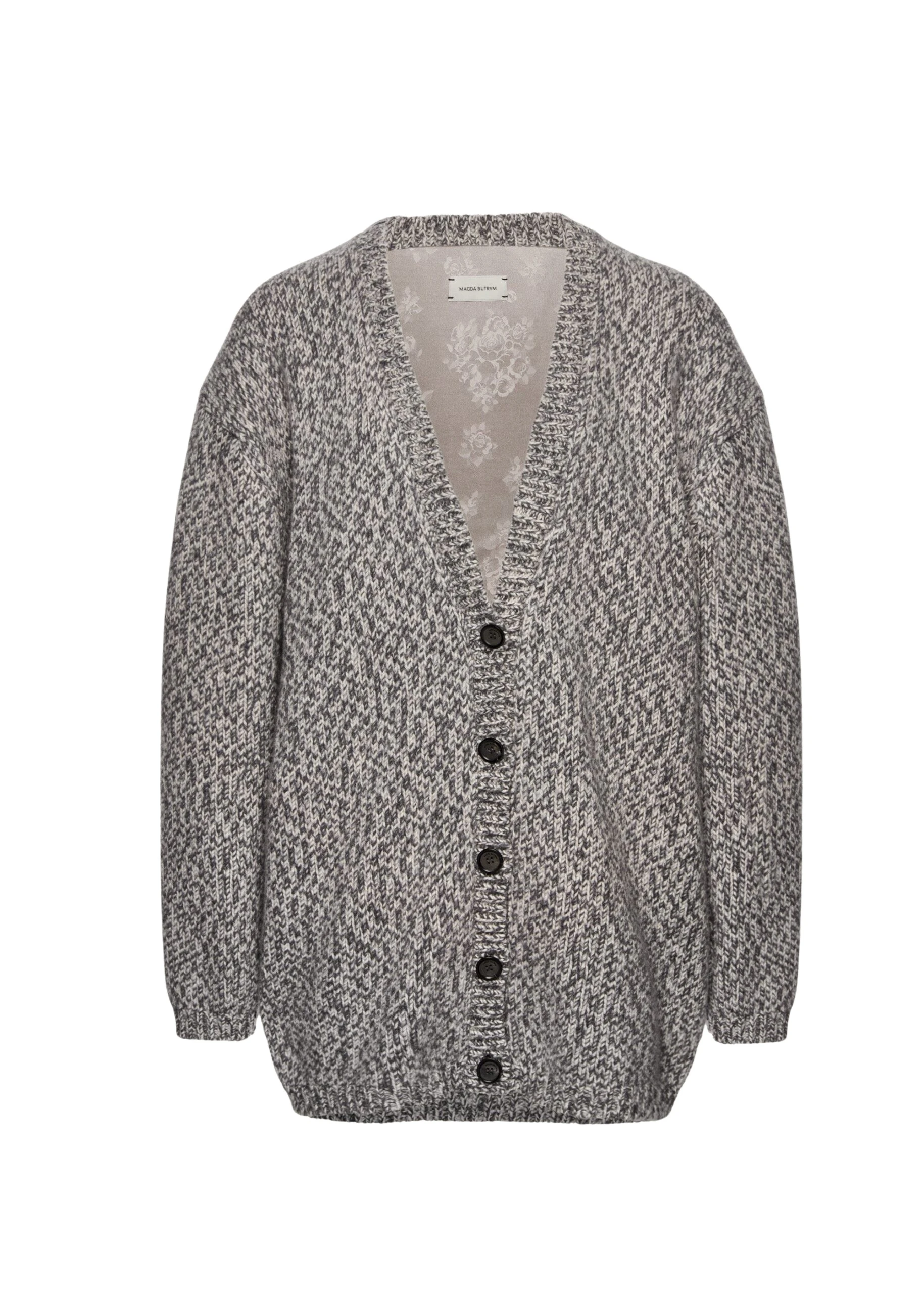 Magda-Butrym-Oversized-Marled-Cardigan-In-Grey-scaled11380_nobg Magda Butrym Knitwear luxury Cardigan from Luxury Handbags Marketplace