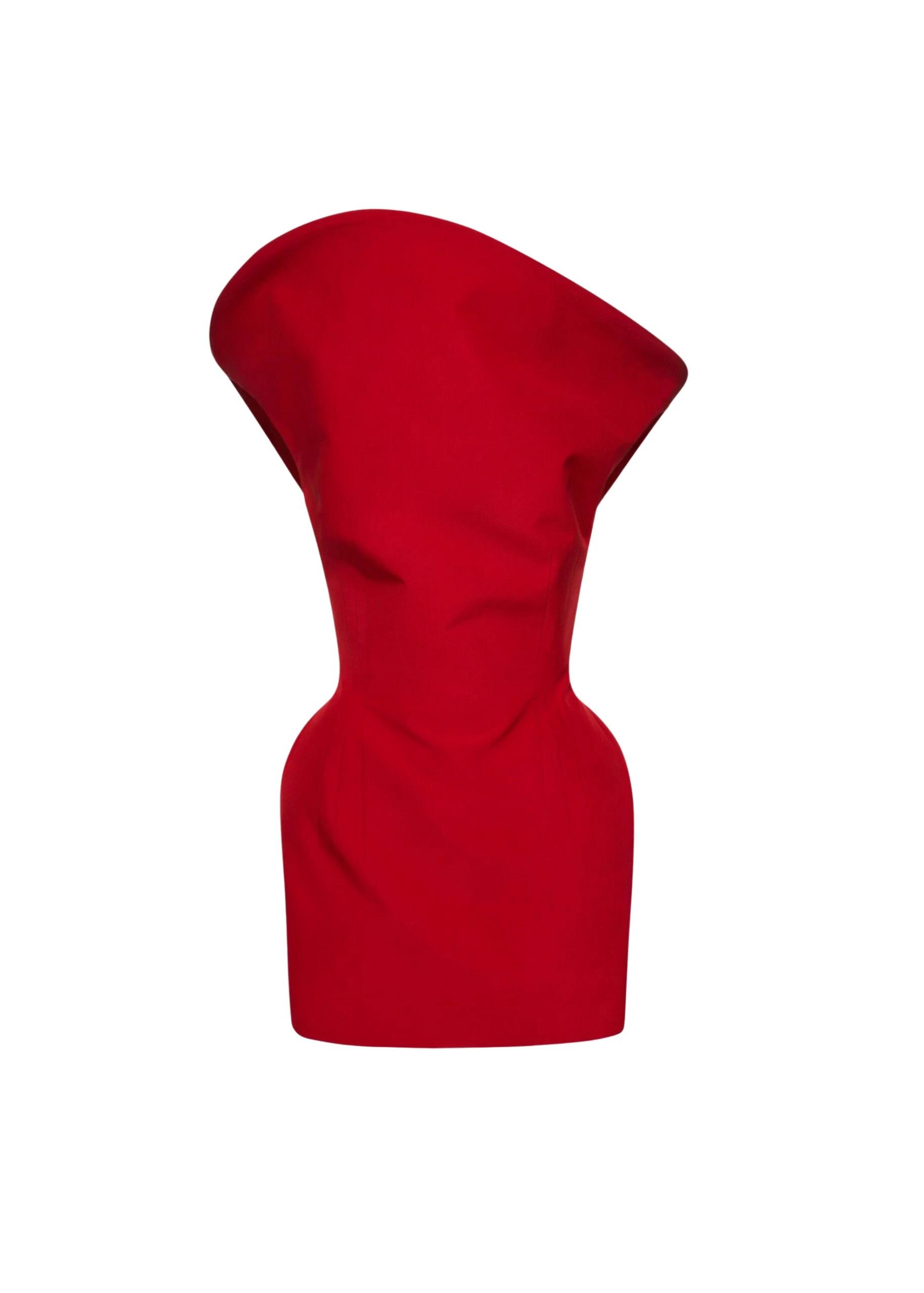 Magda-Butrym-Sculpted-Cotton-Mini-Dress-In-Red-scaled99577_nobg Magda Butrym Dresses luxury Clothing from Luxury Handbags Marketplace