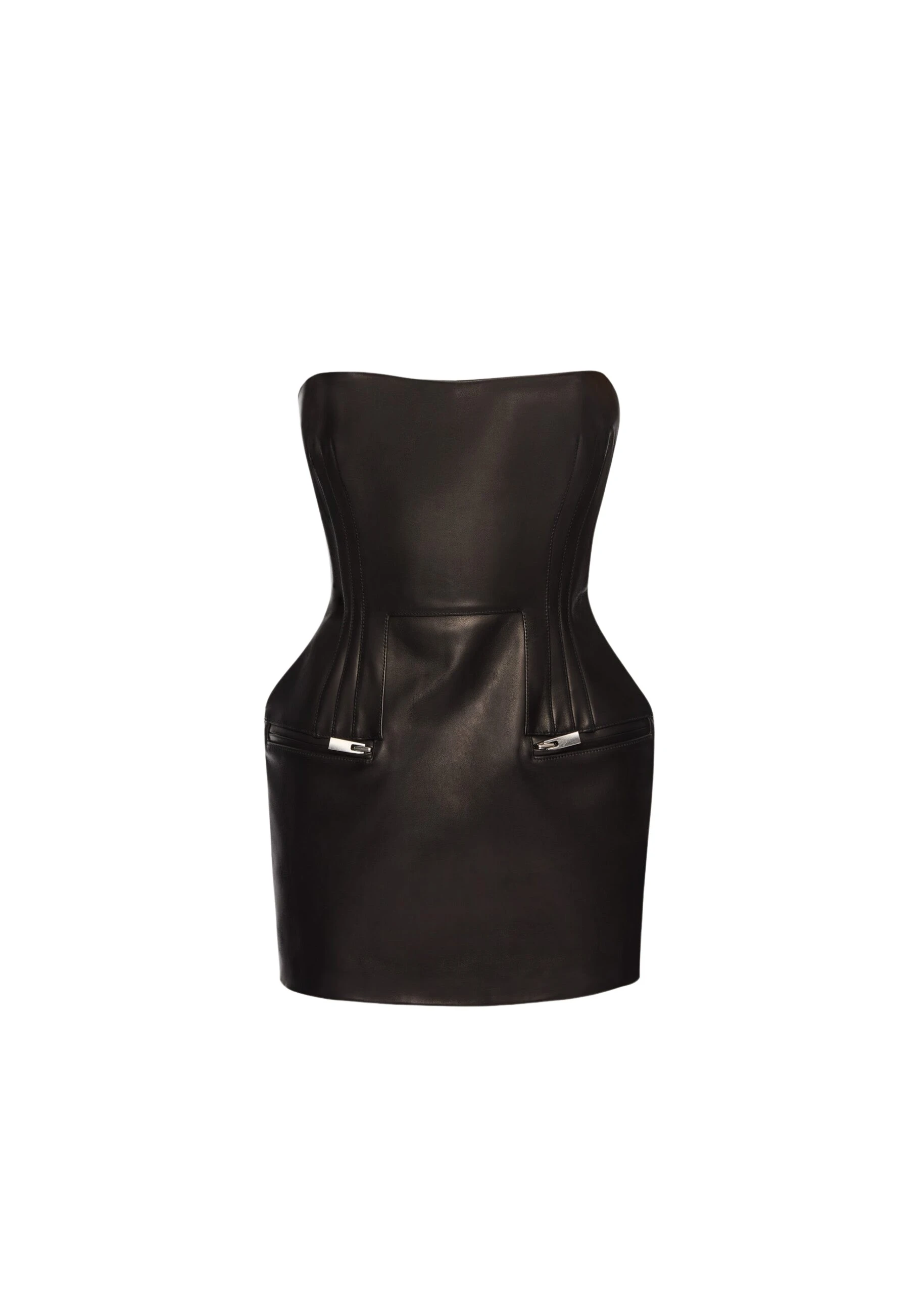Magda-Butrym-Strapless-Leather-Mini-Dress-In-Black-scaled55101_nobg Magda Butrym Dresses luxury Clothing from Luxury Handbags Marketplace