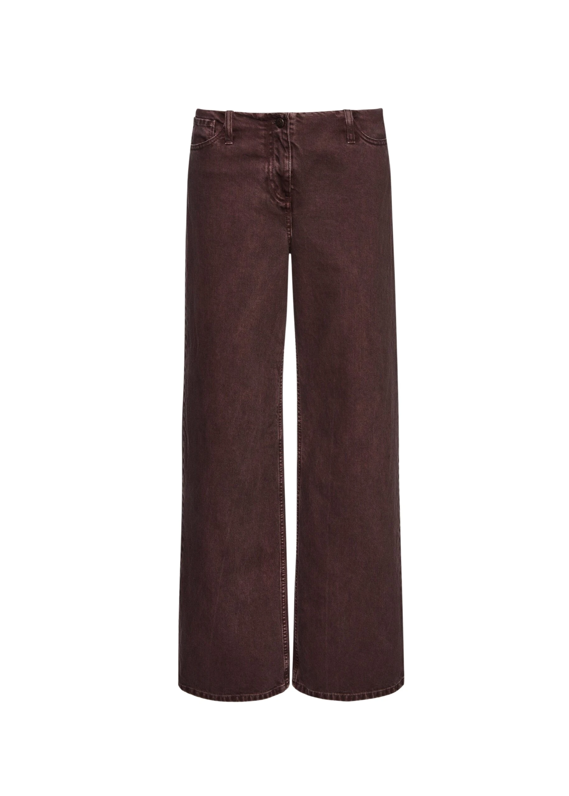 Magda-Butrym-Ultra-Low-Waist-Wide-Leg-Denim-In-Brown-scaled31244_nobg Magda Butrym Pants luxury Clothing from Luxury Handbags Marketplace