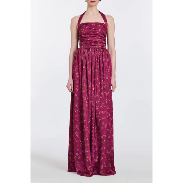 Markarian bridal with romantic neckline and structured silhouette