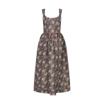 Markarian gown with romantic neckline and structured silhouette