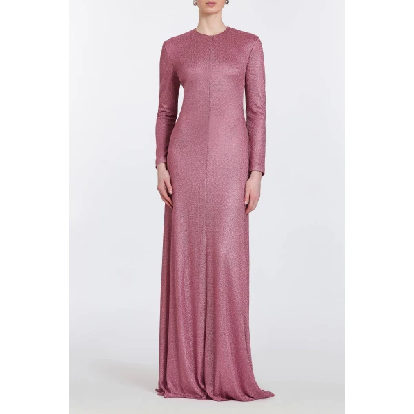 Markarian bridal with romantic neckline and structured silhouette