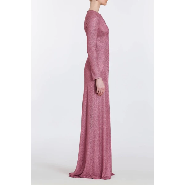 Markarian gowns with romantic neckline and structured silhouette