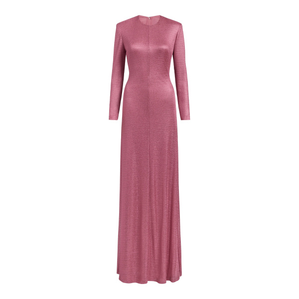 Markarian gown with romantic neckline and structured silhouette