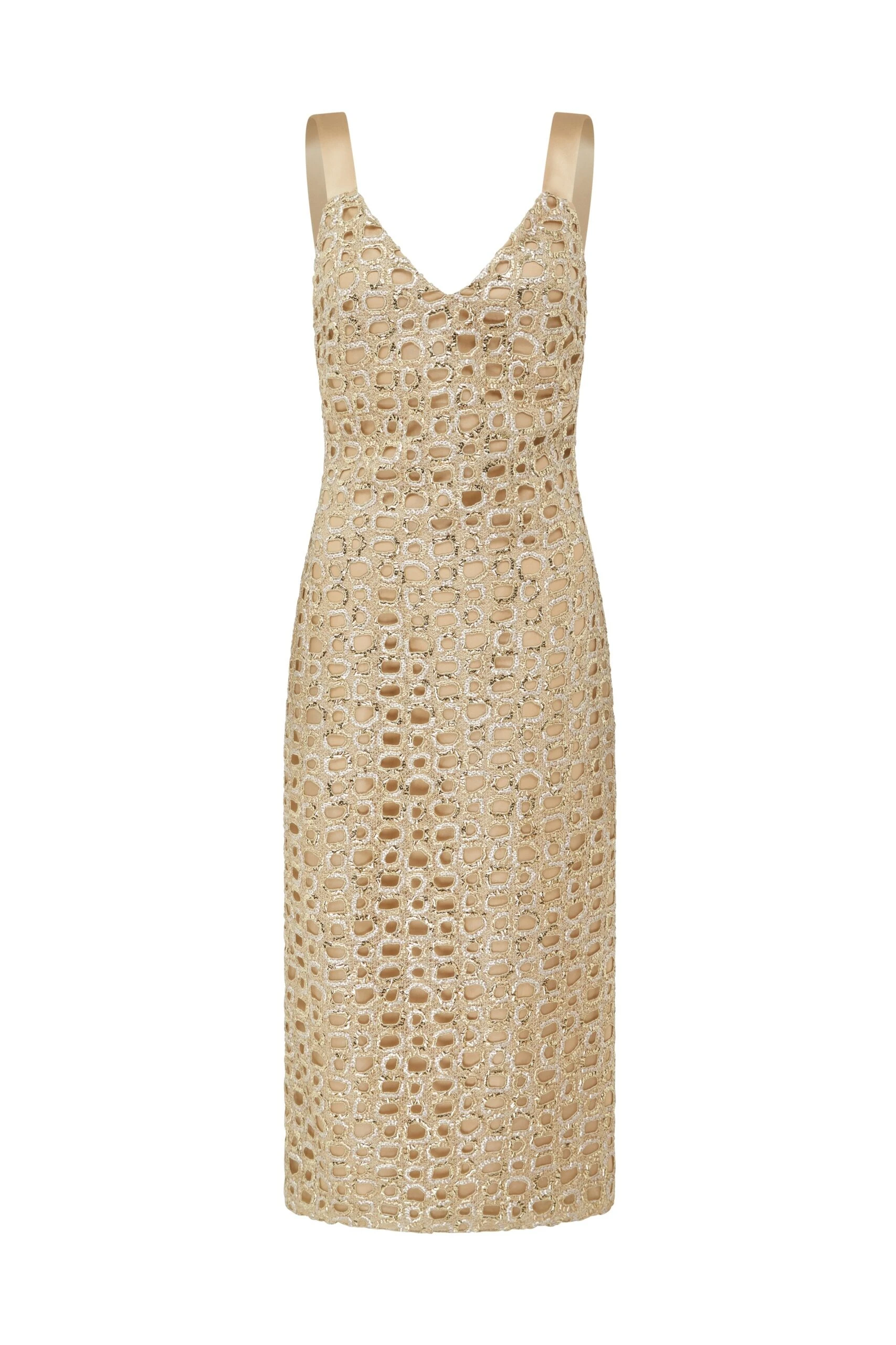 Markarian Dresses Markarian gown with romantic neckline and structured silhouette