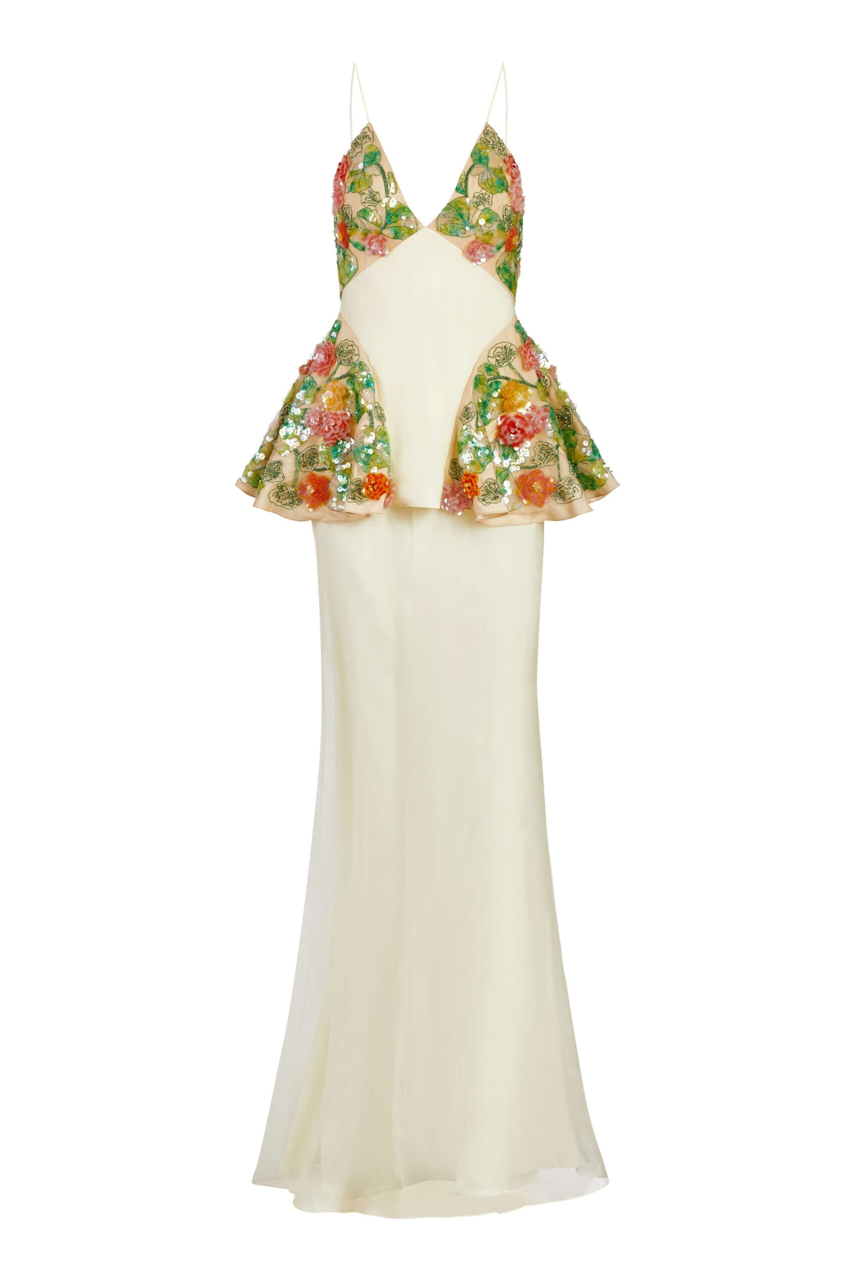 Markarian Dresses Markarian gown with romantic neckline and structured silhouette
