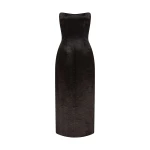 Markarian gown with romantic neckline and structured silhouette