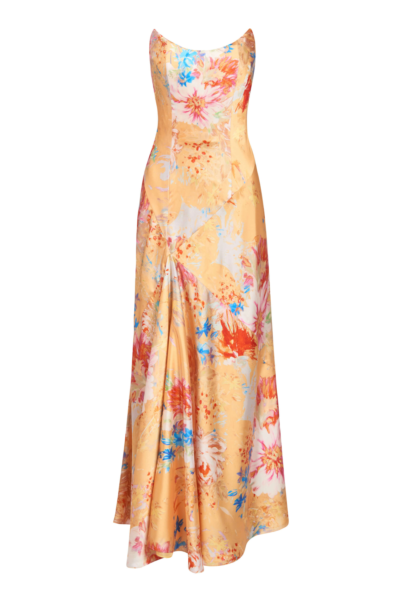 Markarian Dresses Markarian gown with romantic neckline and structured silhouette