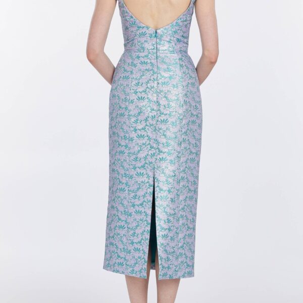 Markarian Numa Daisy Brocade Corset Dress, view 4