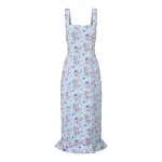 Markarian gown with romantic neckline and structured silhouette