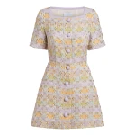 Markarian Dresses Markarian gown with romantic neckline and structured silhouette