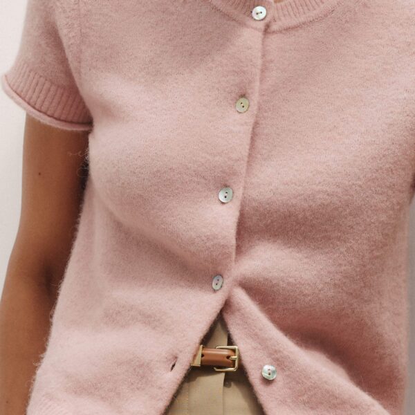Me and Em Button-Through Knit Baby Tee, view 2