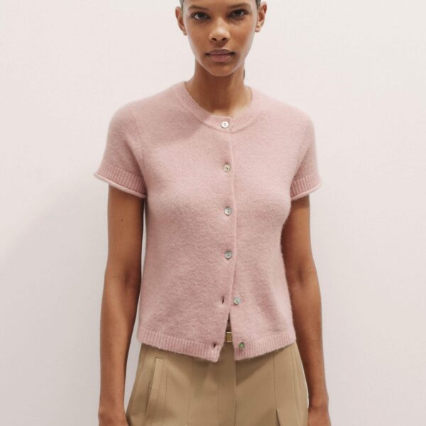 Me and Em Button-Through Knit Baby Tee, view 3