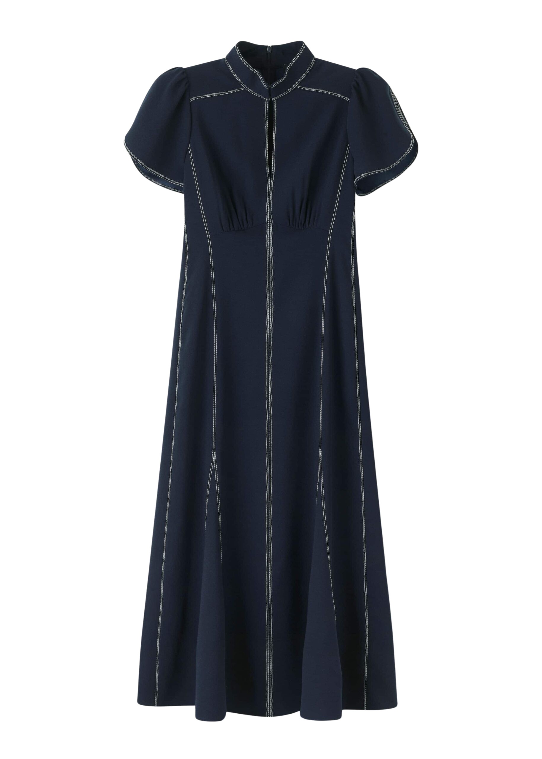 Me and Em Contrast Stitch Midi Dress