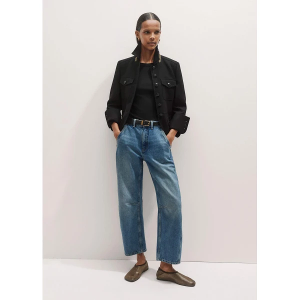 Me and Em Engineered Jean – luxury British Blue in Me and Em exclusively at Luxury Shoes 