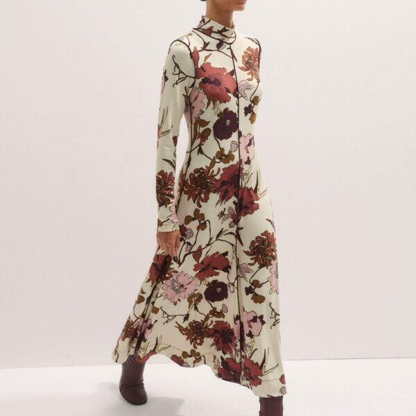 Me and Em High Neck Jersey Maxi Dress, view 7