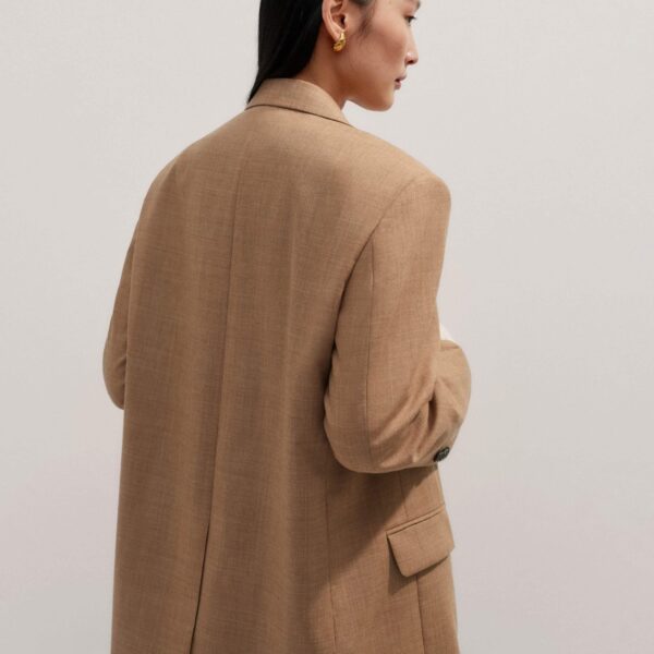 Me and Em Intelligent Oversized Blazer – luxury British Brown in Me and Em exclusively at Luxury Shoes 