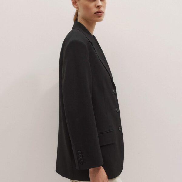 Me + Em Intelligent Oversized Blazer – luxury British Black in Me and Em exclusively at Luxury Shoes 