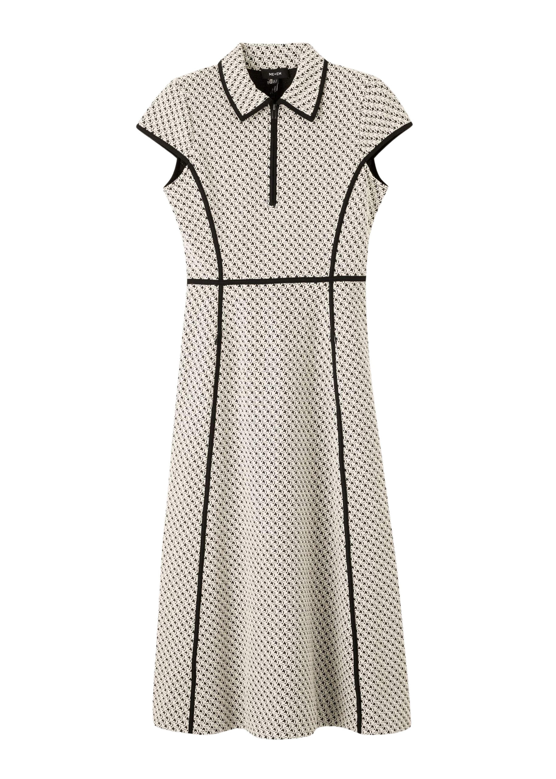 Me and Em Jacquard Fit And Flare Midi Dress
