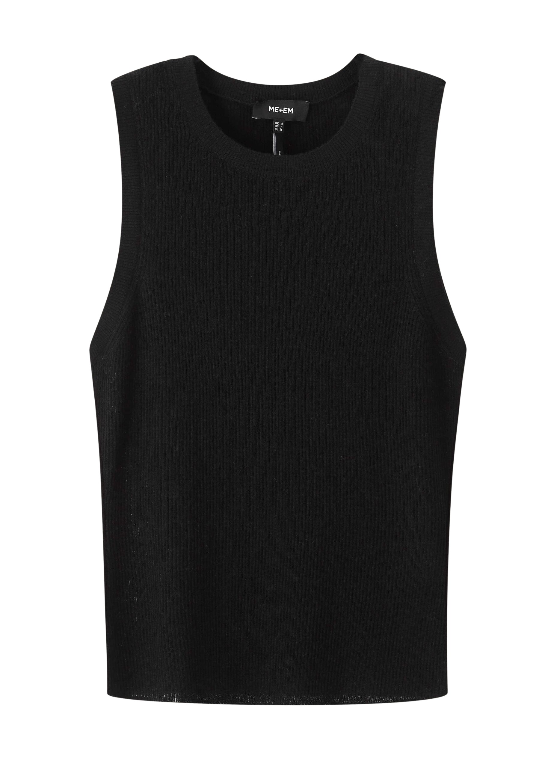 Me and Em Merino Cashmere Barely There Slim Knit Vest