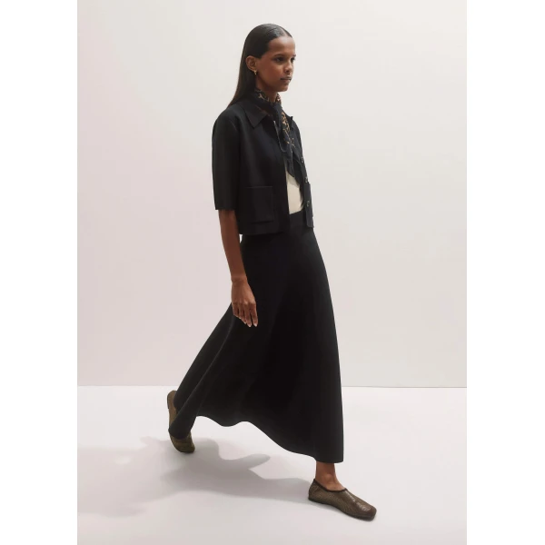 Me and Em Milano Knit Maxi Skirt – luxury British Black in Me and Em exclusively at Luxury Shoes 