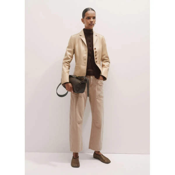 Me and Em Patch Pocket Engineered Jean – luxury British Pink in Me and Em exclusively at Luxury Shoes 