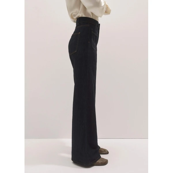 Me and Em Patch Pocket Leg Elongator Jean – luxury British Blue in Me and Em exclusively at Luxury Shoes 