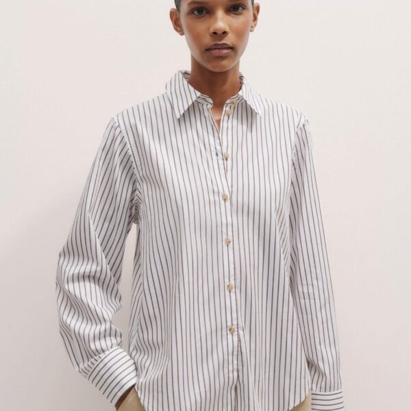 Me and Em Striped Relaxed Forever Shirt – luxury British Multicolour in Me and Em exclusively at Luxury Shoes 