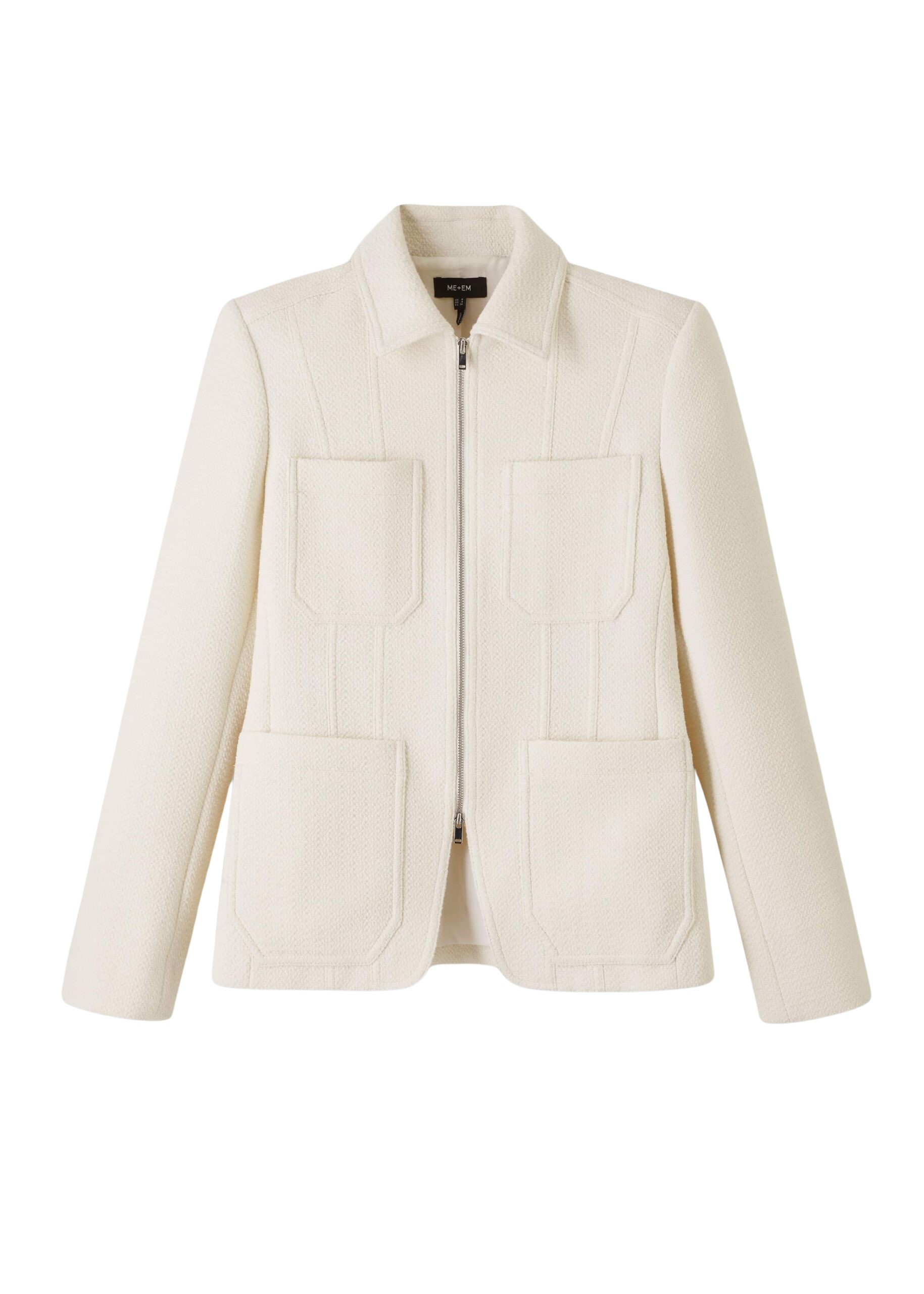 Me and Em The Zip Front Contoured Layering Jacket