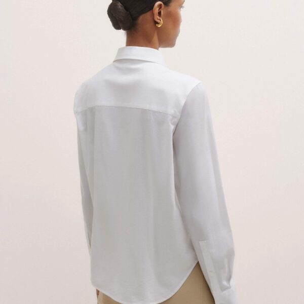 Me and Em Travel Layering Shirt – luxury British White in Me and Em exclusively at Luxury Shoes 