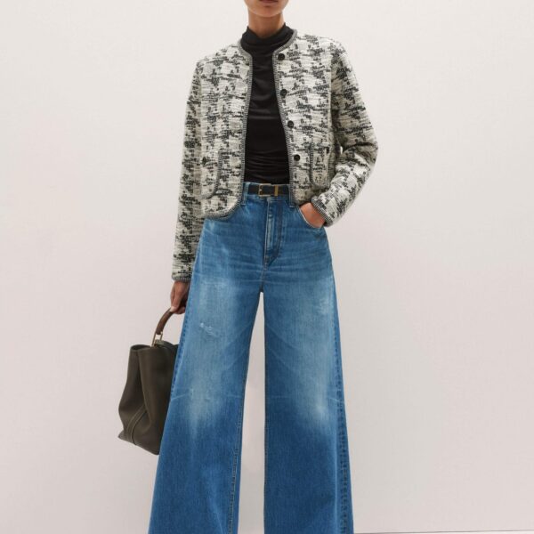 Me and Em Travel Tweed Jacket – luxury British Multicolour in Me and Em exclusively at Luxury Shoes 