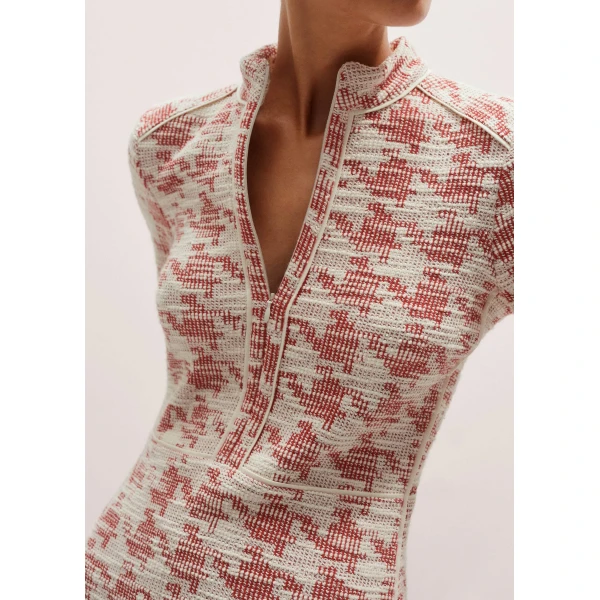 Me and Em Travel Tweed Midi Dress – luxury British Multicolour in Me and Em exclusively at Luxury Shoes 