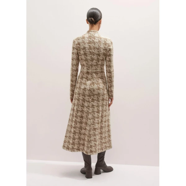 Me and Em Travel Tweed Midi Dress – luxury British Neutrals in Me and Em exclusively at Luxury Shoes 