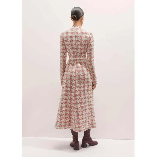 Me and Em Travel Tweed Midi Dress – luxury British Multicolour in Me and Em exclusively at Luxury Shoes 