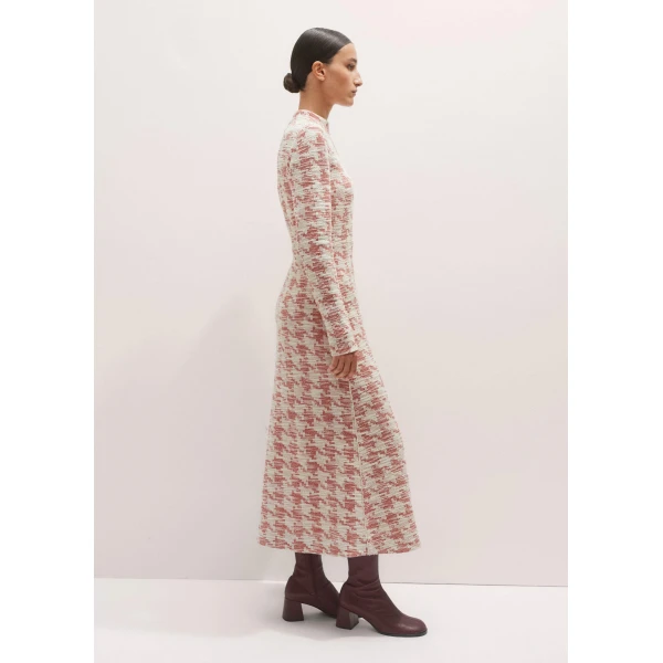 Me + Em Travel Tweed Midi Dress – luxury British Multicolour in Me and Em exclusively at Luxury Shoes 